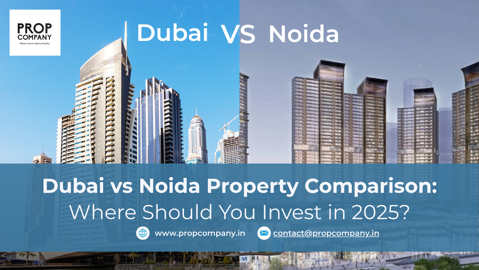 Dubai vs Noida Property Comparison