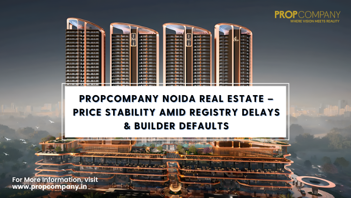 PropCompany Noida real estate – Price Stability Amid Registry Delays & Builder Defaults
